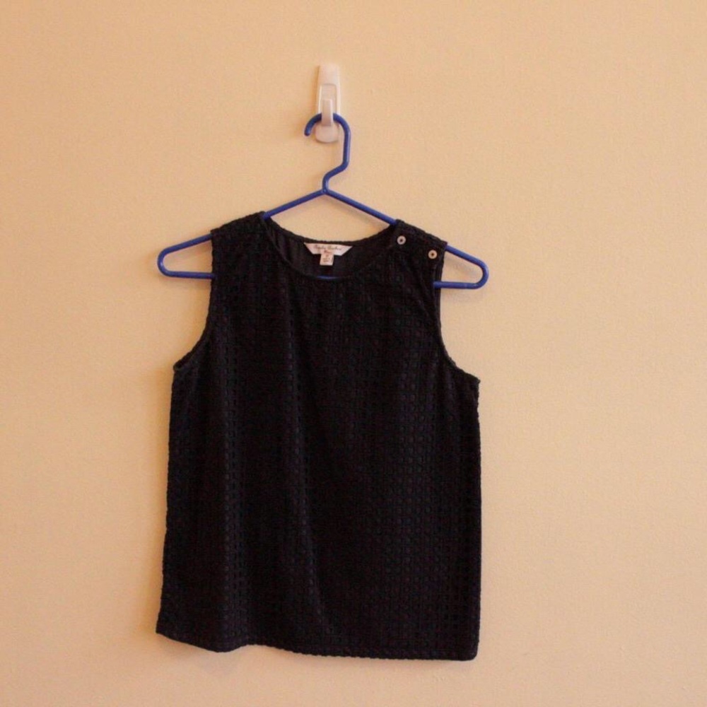 Navy Brooks Brothers tank top